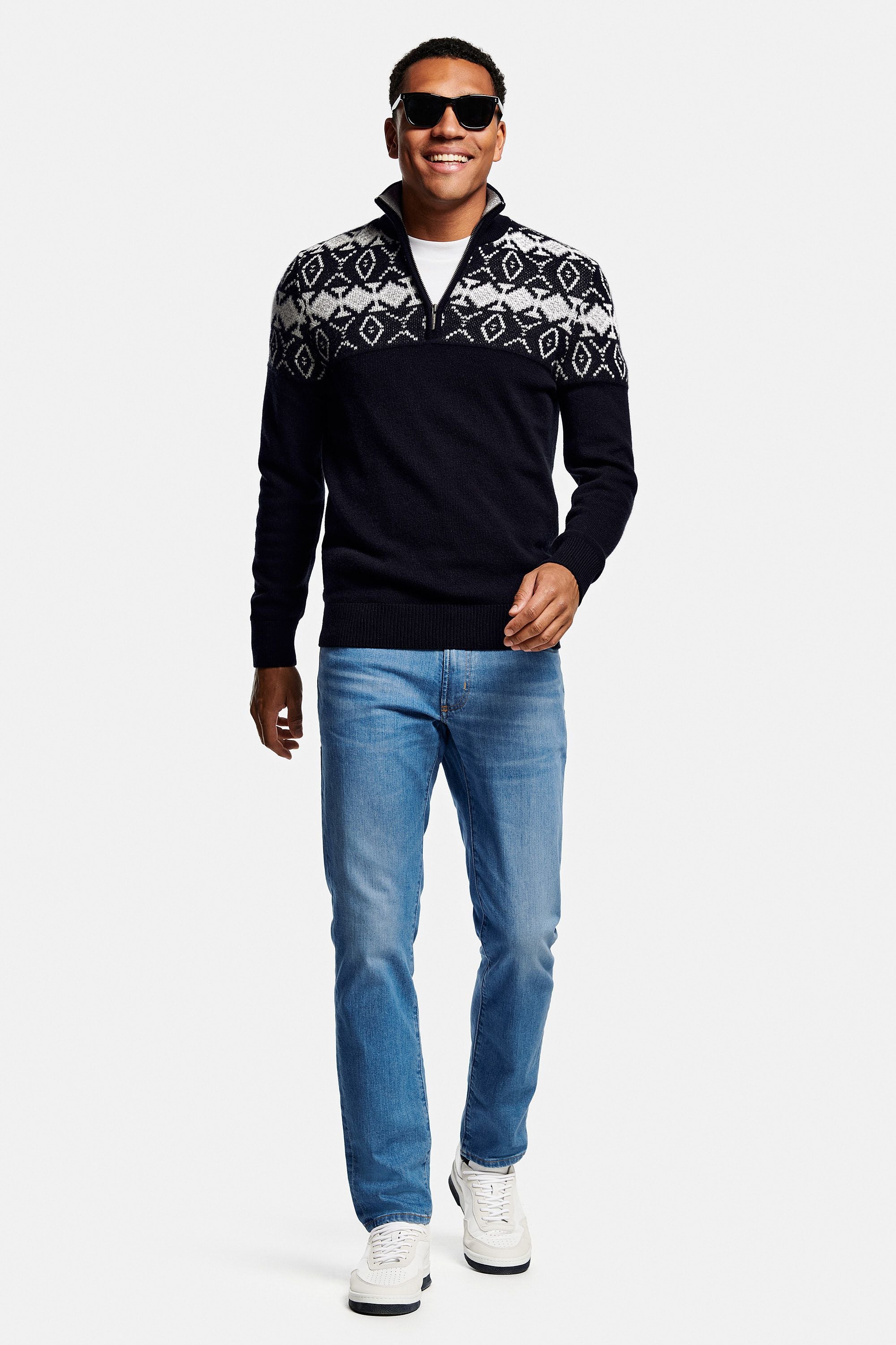 Slaloms * The Retro Zip Pullover