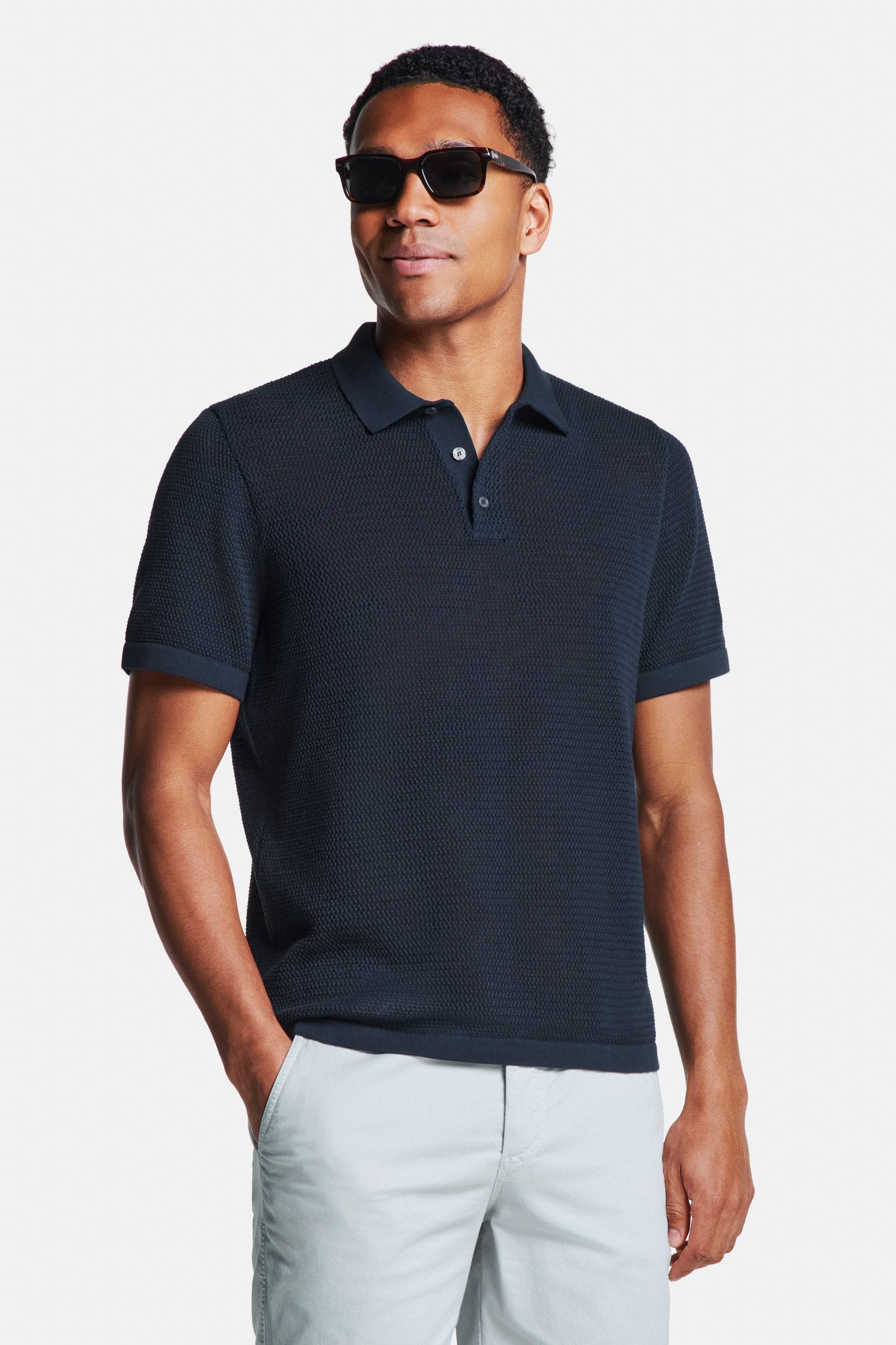 Cosmics * The Airy Knit Polo