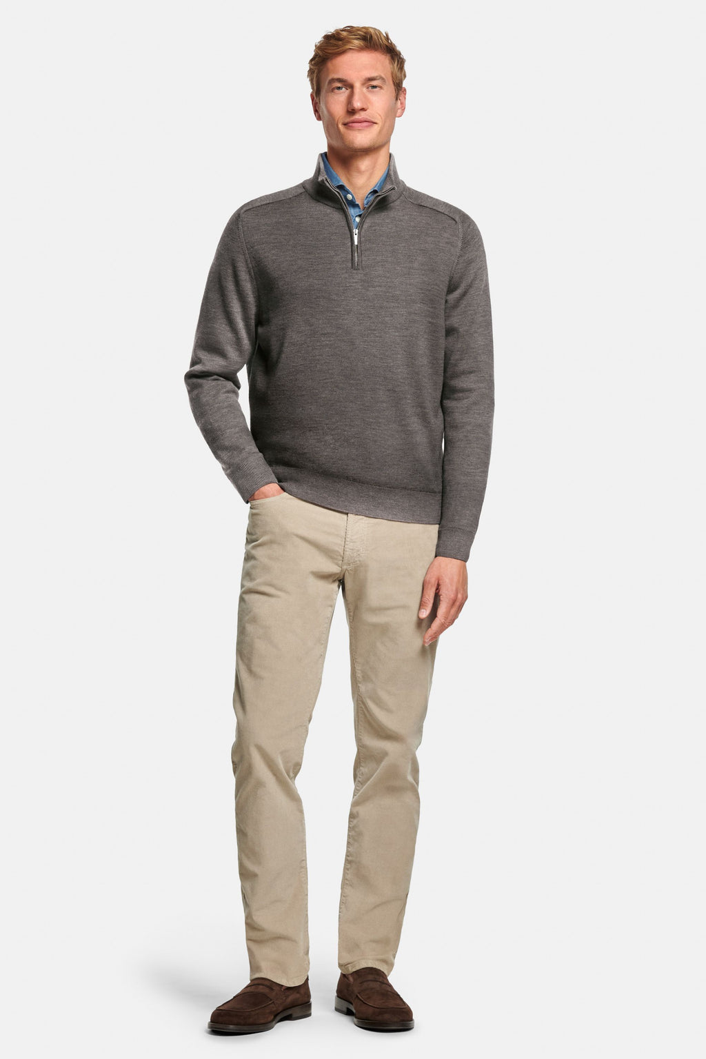 Jones * The Merino Zip Pullover