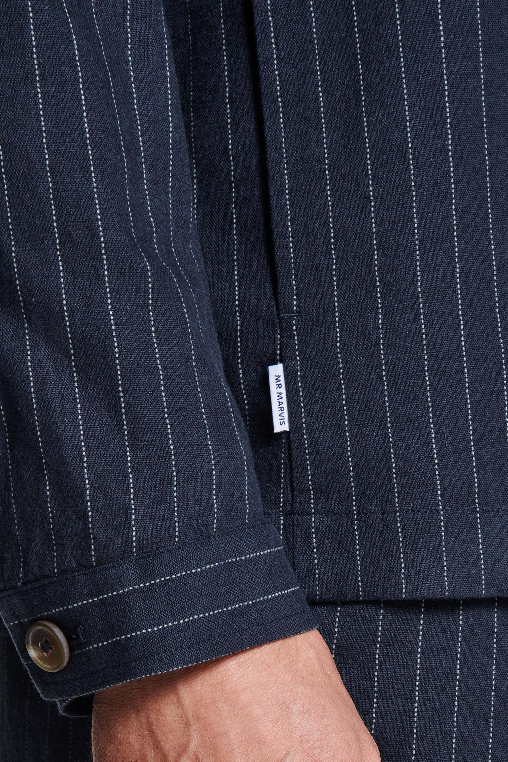 Cosmics Pinstripe * The Linen Shacket